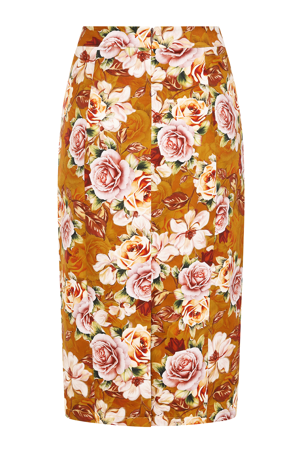 Rosa Floral Wiggle Skirt: